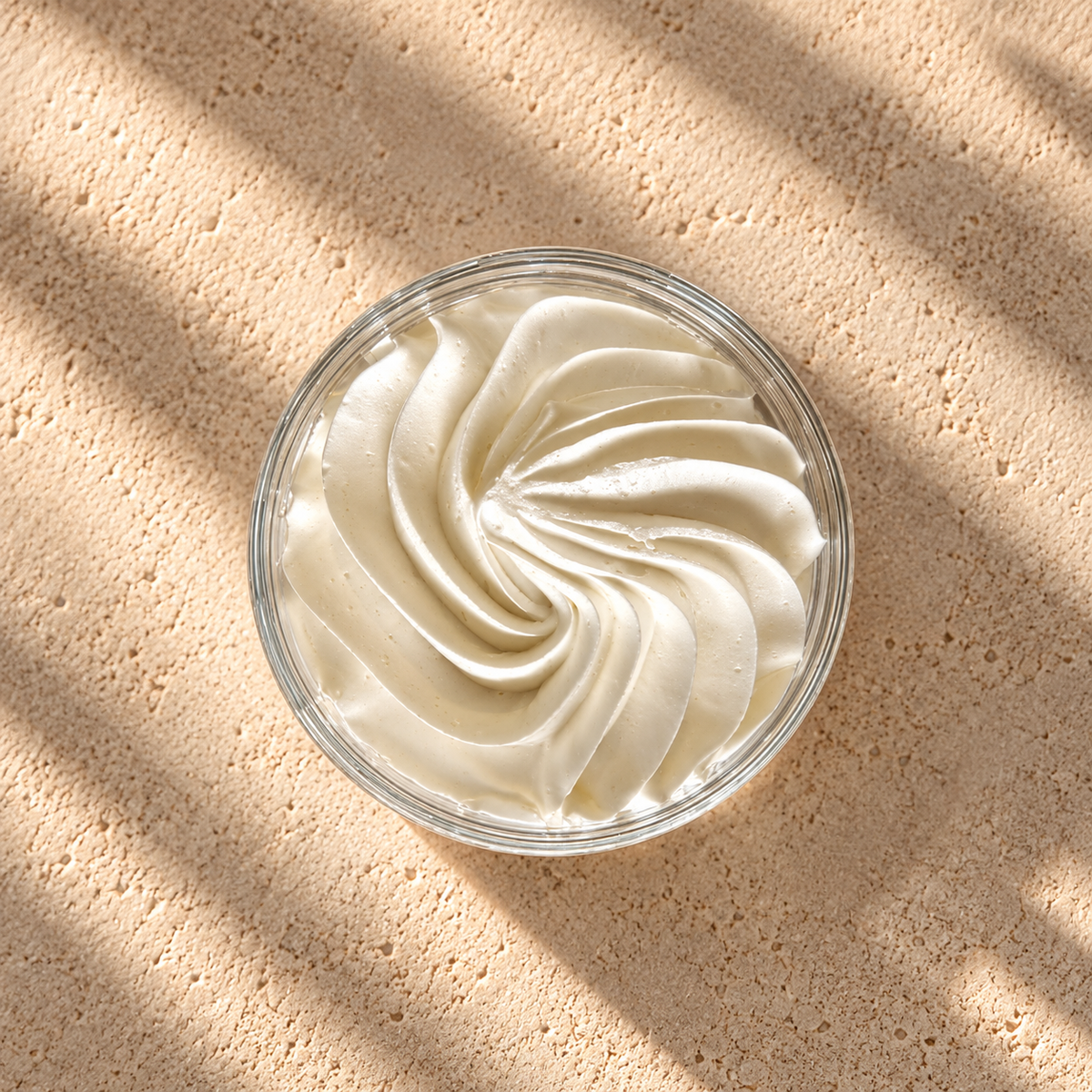 Whipped Body Butter, Cotton Flower scent, shea and cocoa butter jar